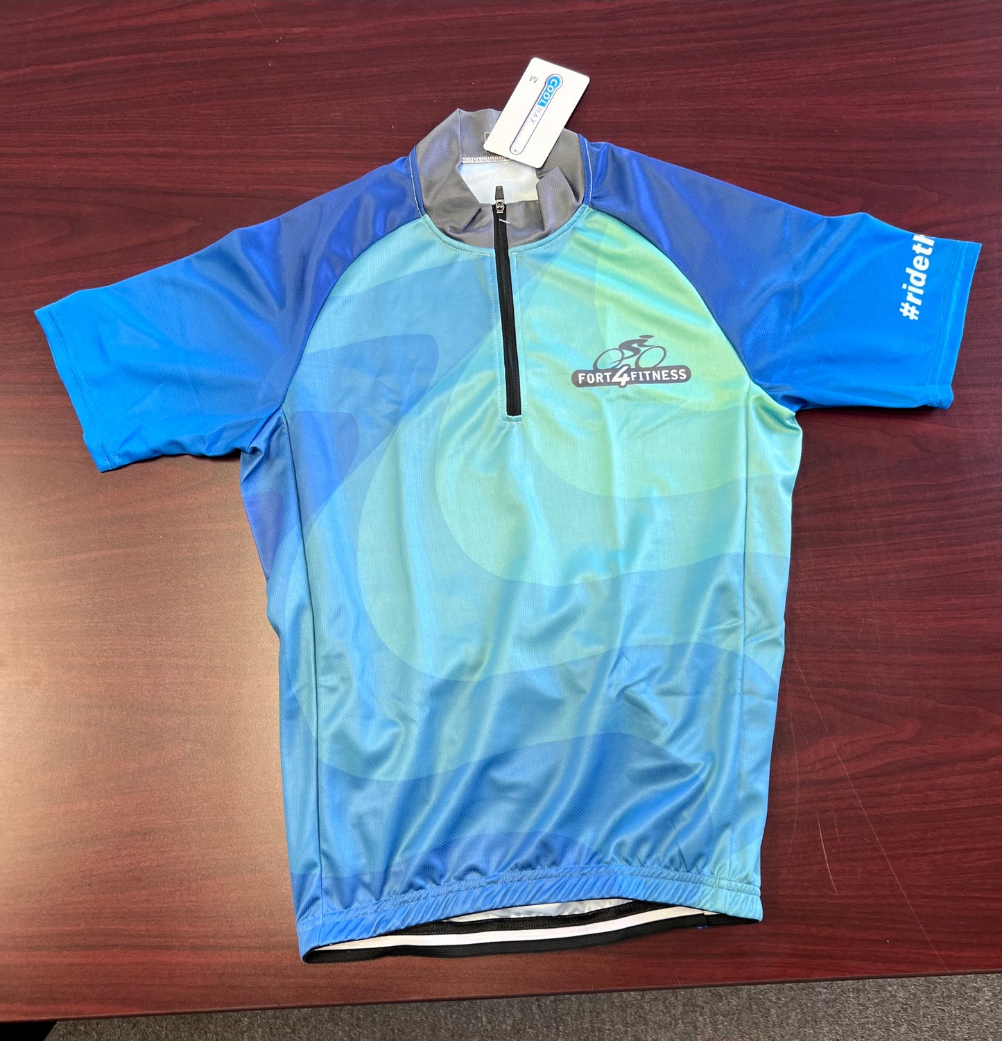 Spring Cycle Jersey - Blue Waves