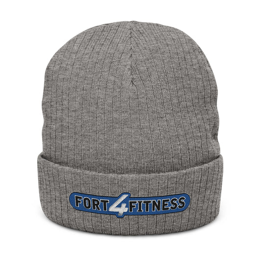 Ribbed Knit Beanie (Embroidery)
