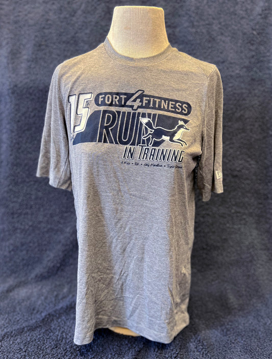 Dark Gray Fox In Training Shirt