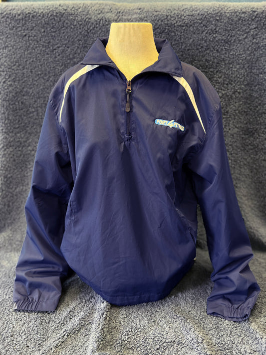 Navy Blue Windbreaker
