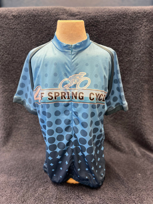 Spring Cycle Jersey - Blue